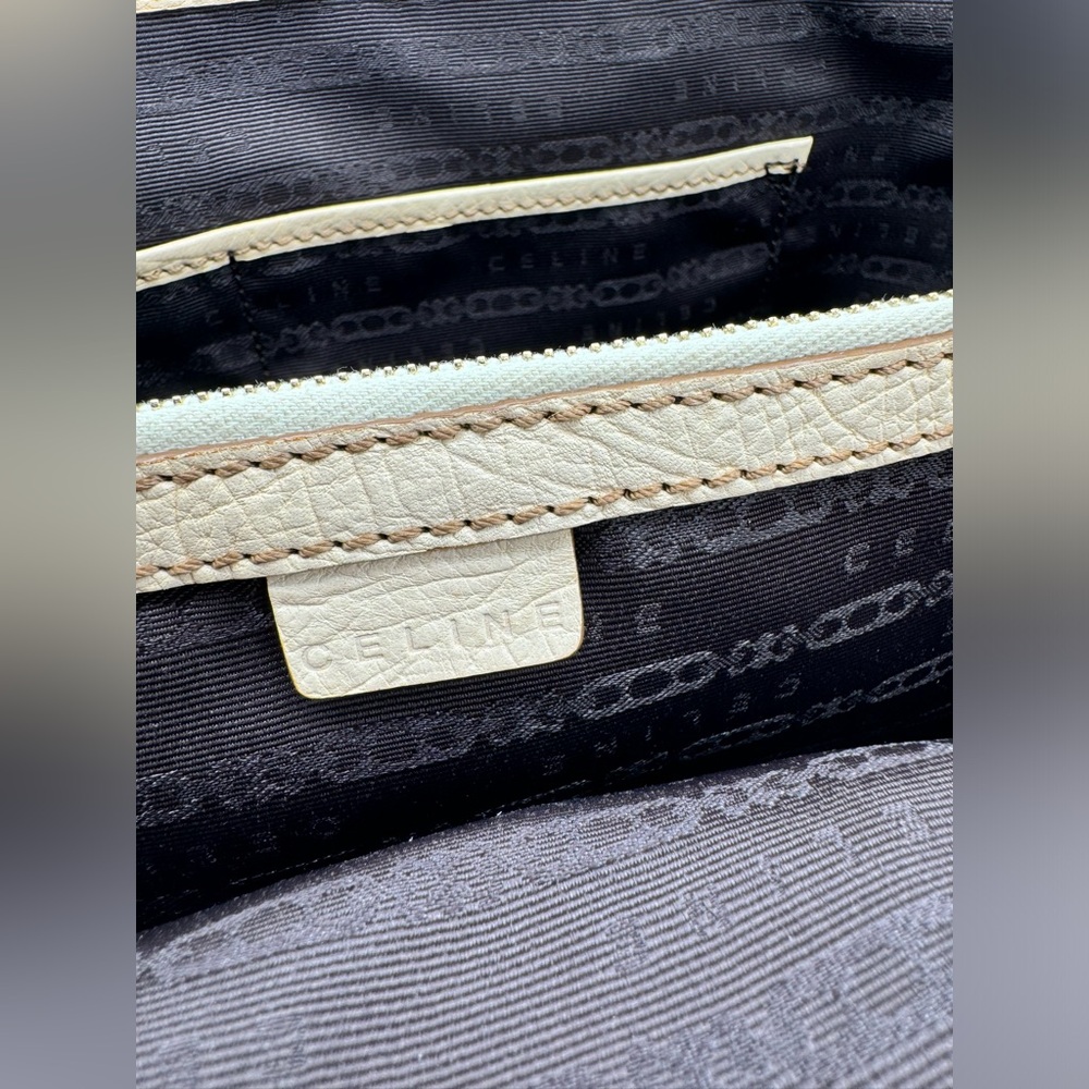 Celine Boogie Canvas Leather Handbag - Picture 9 of 14